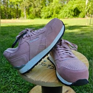 Reebok Women's Work Harman Comp Safety Toe Work Sneaker Pink Suede Size 6